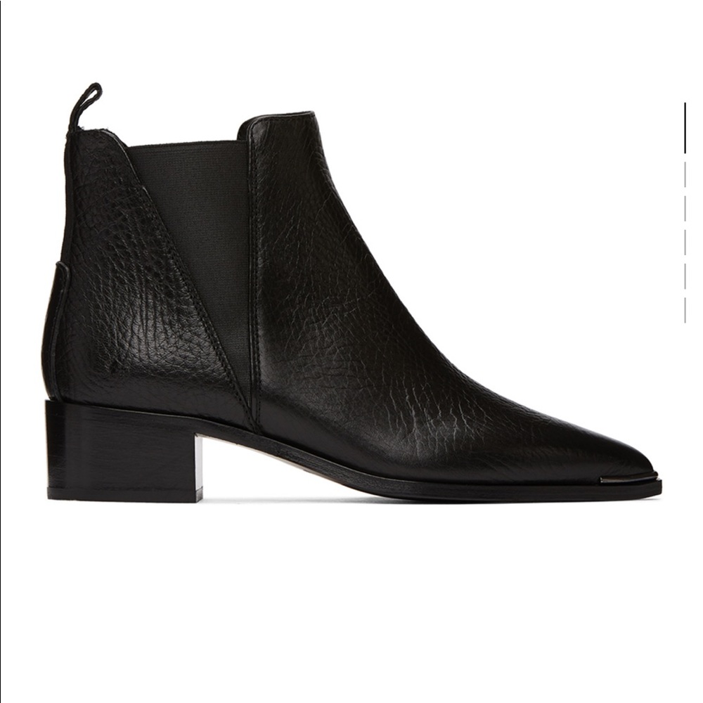 Acne Grained Leather Jensen Boots size 36